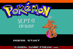 Pokemon Septo Conquest Title Screen